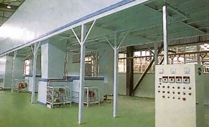 橋式固化爐及加熱系統（燃汽）